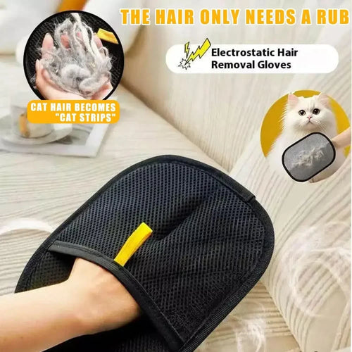 Pet Hair Remover Grooming Glove