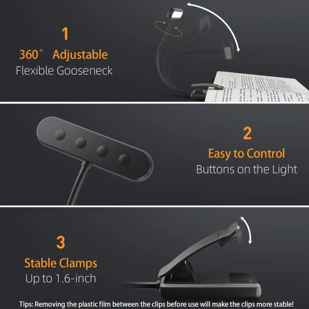 Rechargeable LED Book Light